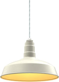 Beige Pendant Light — 12" — Cream