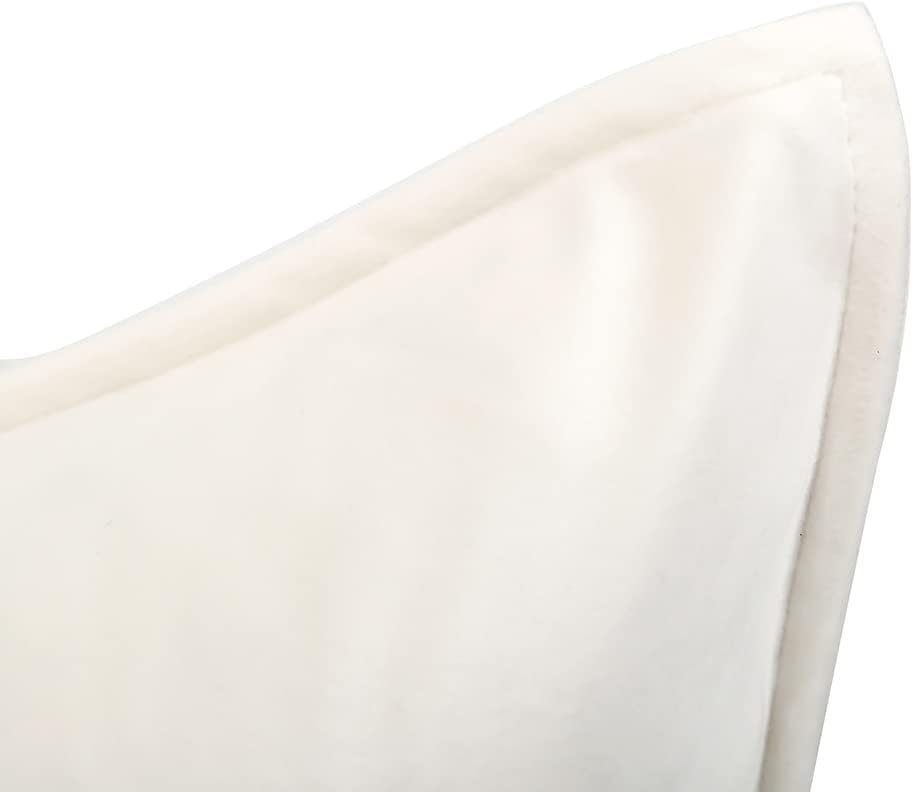 Velvet Boho Beige Throw Pillow Cover — 22" - View 4