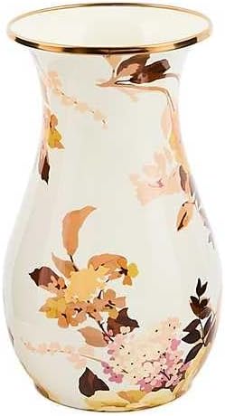Blue Vase — White Wild Rose