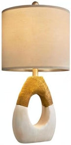Boho Beige Bedside Lamp - View 9