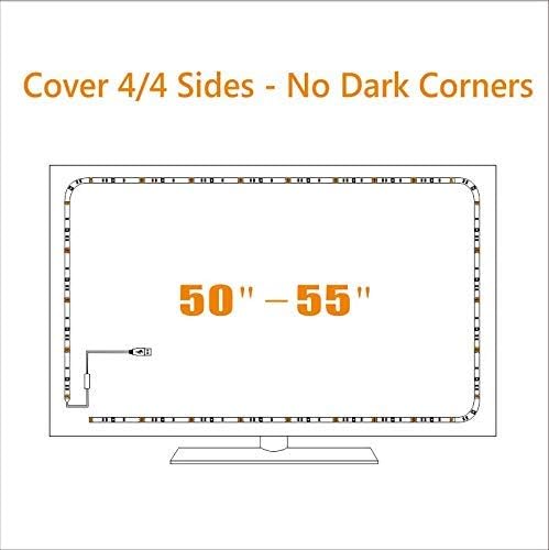 USB Metal LED Strip Lights — 55" - View 6