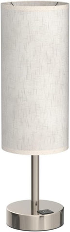 Dimmable Beige Bedside Lamp - View 4