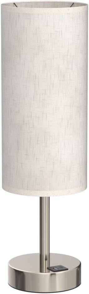 Dimmable Beige Bedside Lamp - View 4
