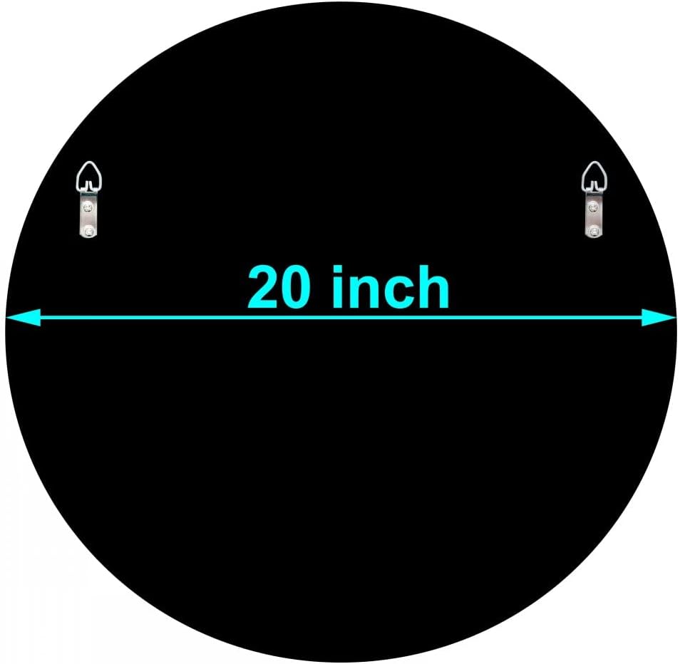 Round Luxe Glass Mirror — 20" - View 7