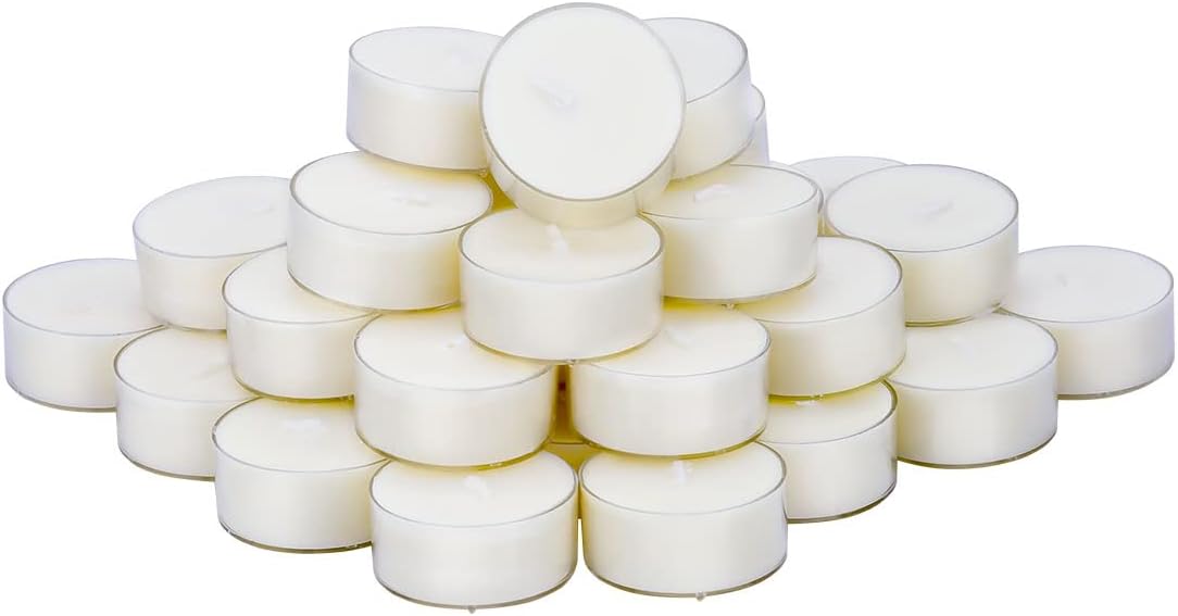 Scented Luxe Metal Candle Set — Set of 12 — jasmine