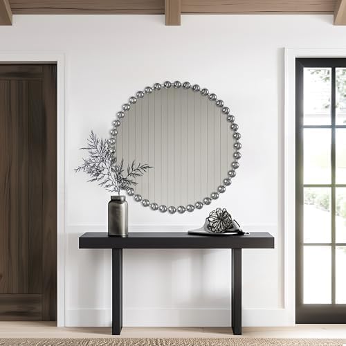 Black Round Mirror — 27" - View 9