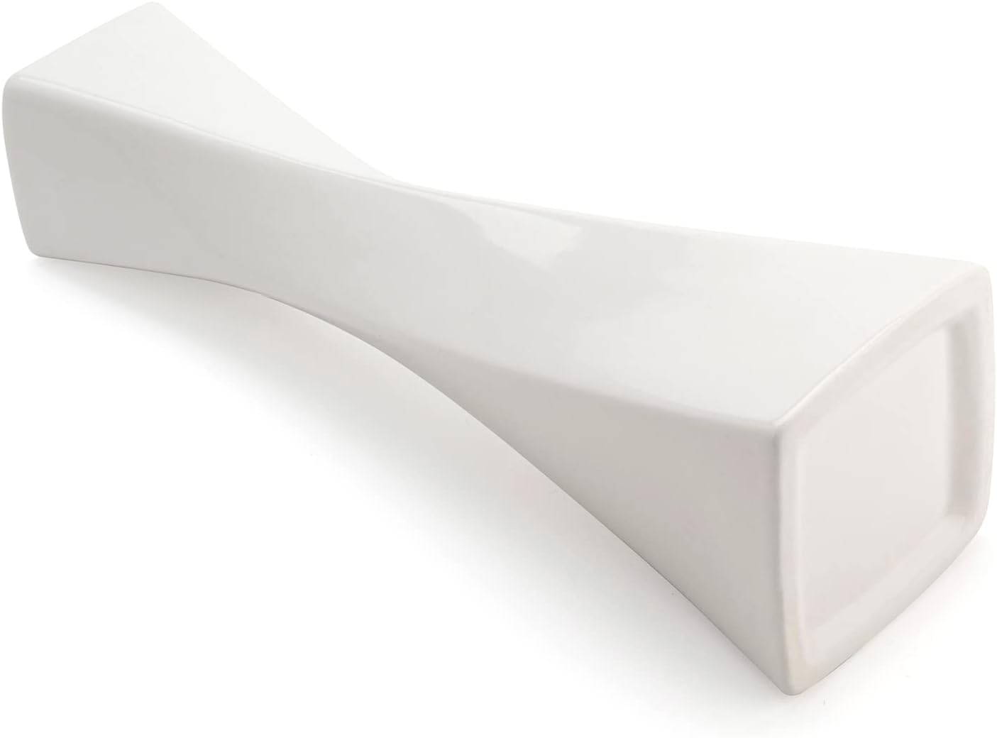 Farmhouse White Decorative Vase - View 4