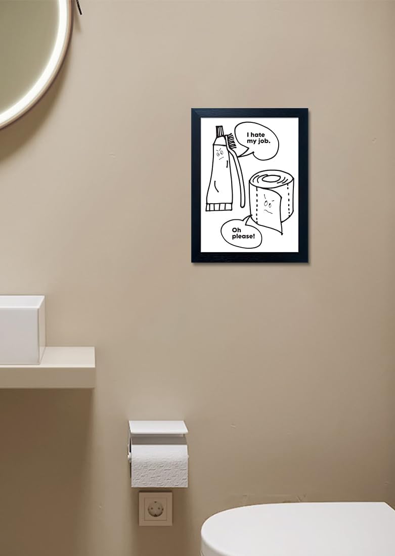Framed Black Wall Decor — 10" - View 7