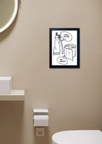 Framed Black Wall Decor — 10" - View 7