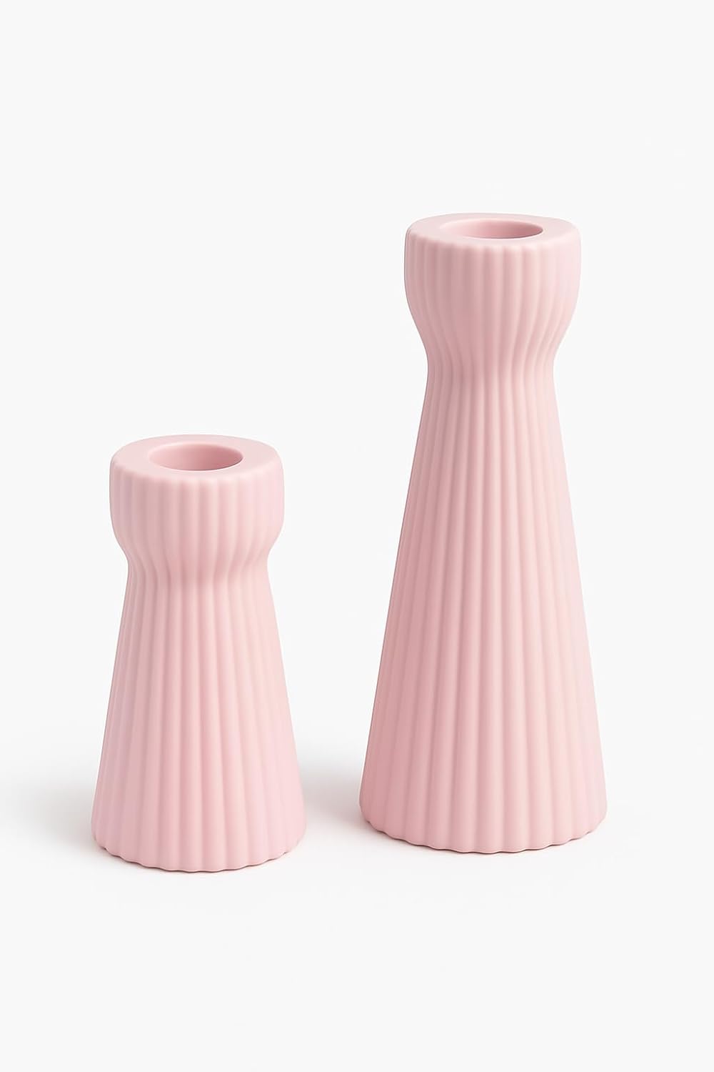 Black Candle — Set of 2 — Pink