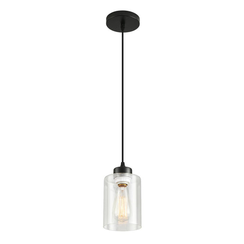 Adjustable Farmhouse Black Pendant Light