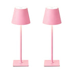 Cordless Black Desk Lamp — Set of 2