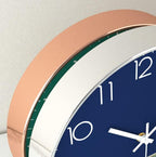 Battery Operated Blue Wall Clock - View 3