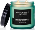 Soy Wax Beige Scented Candle — Medium Jar