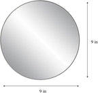 Glass Round Mirror — 9" - View 2