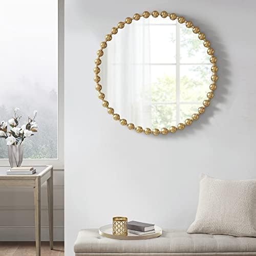 Luxe Black Round Mirror — 36" - View 10