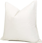 Velvet Boho Beige Throw Pillow Cover — 22" - View 2