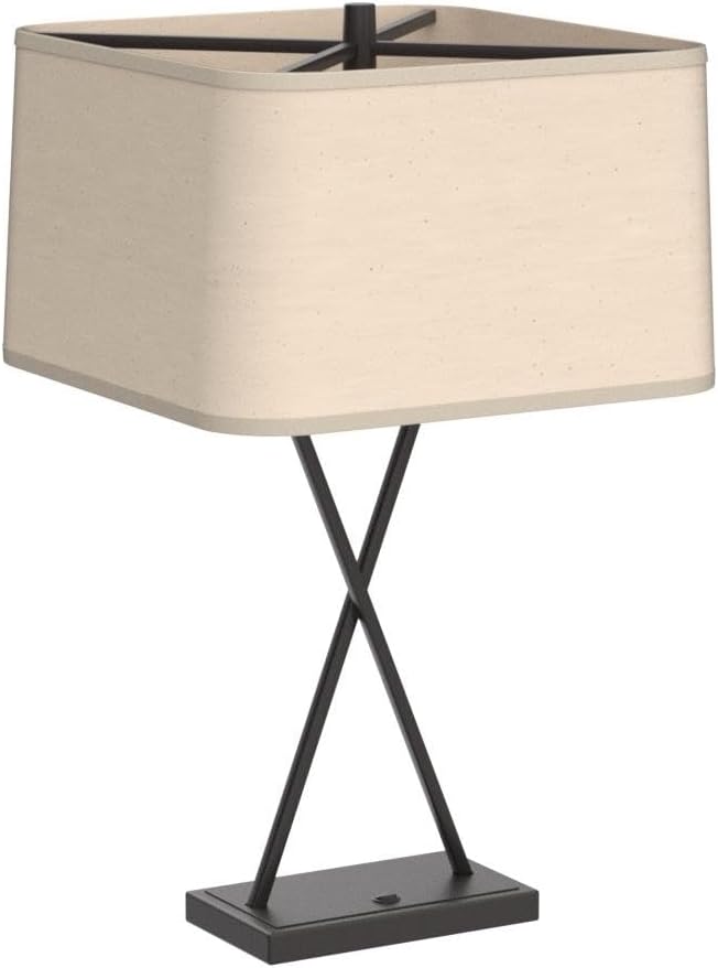 USB Charging Modern Metal Table Lamp — 26.5" - View 4