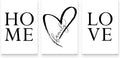 Framed Beige Wall Decor — 12" — A016 Black and White Wall Art