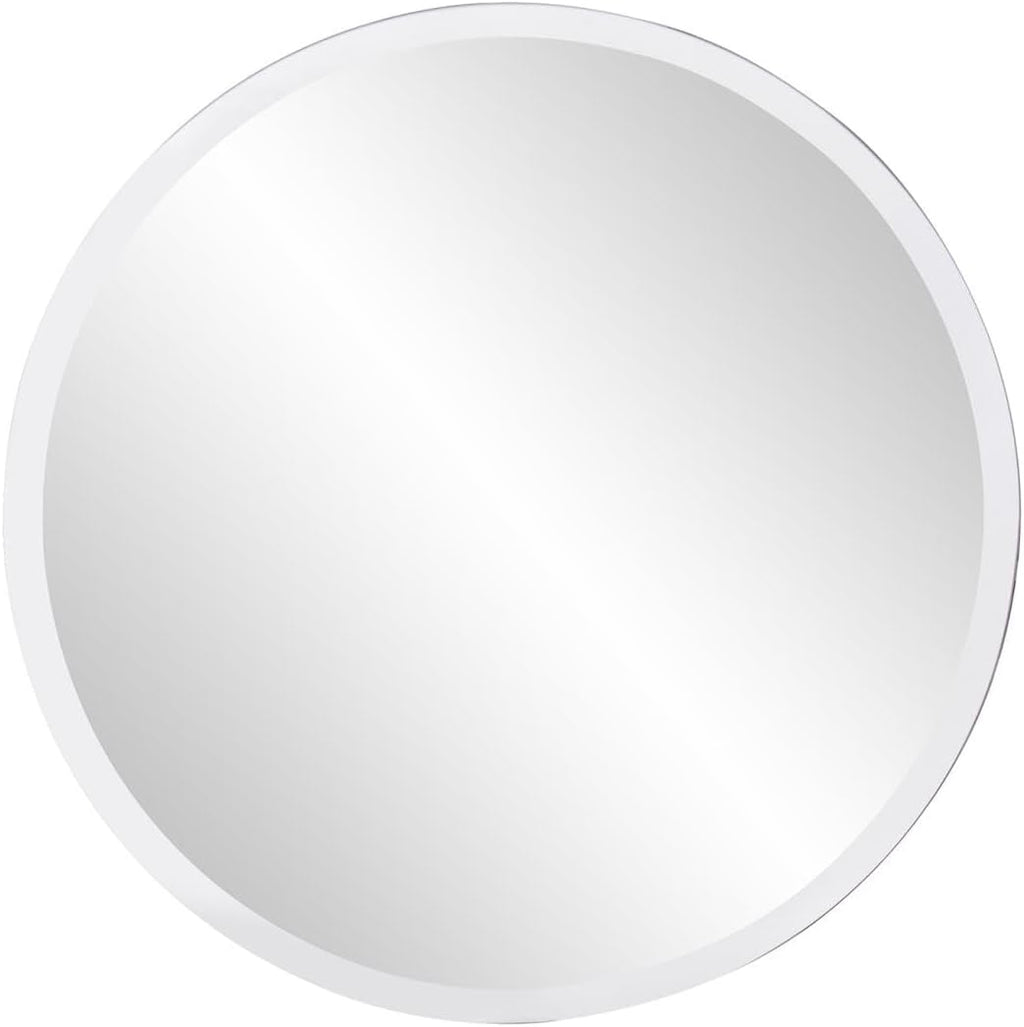 Beveled Modern Glass Vanity Mirror — 12" - View 2