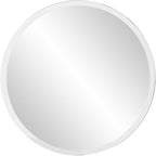 Beveled Modern Glass Vanity Mirror — 12" - View 2