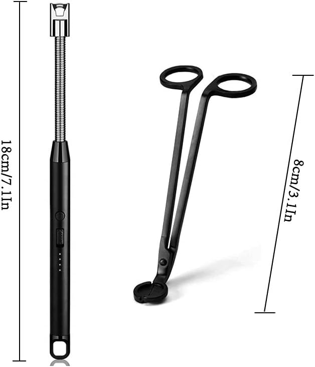 Rechargeable Black Candle - View 2