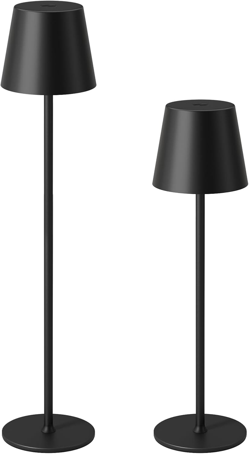 Cordless Black Table Lamp — Black