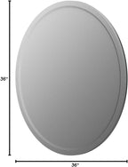 Beveled Beige Wall Mirror — 36" - View 8