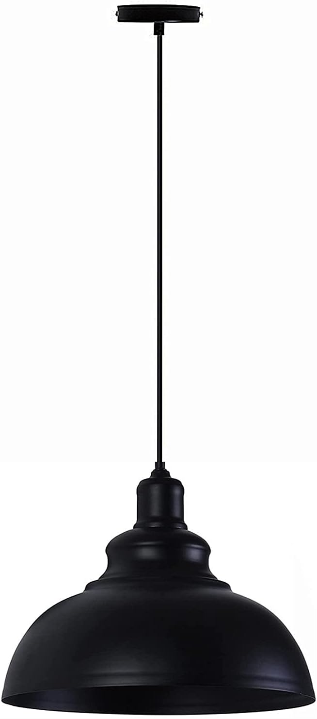 Dimmable Farmhouse Metal Pendant Light — Corded