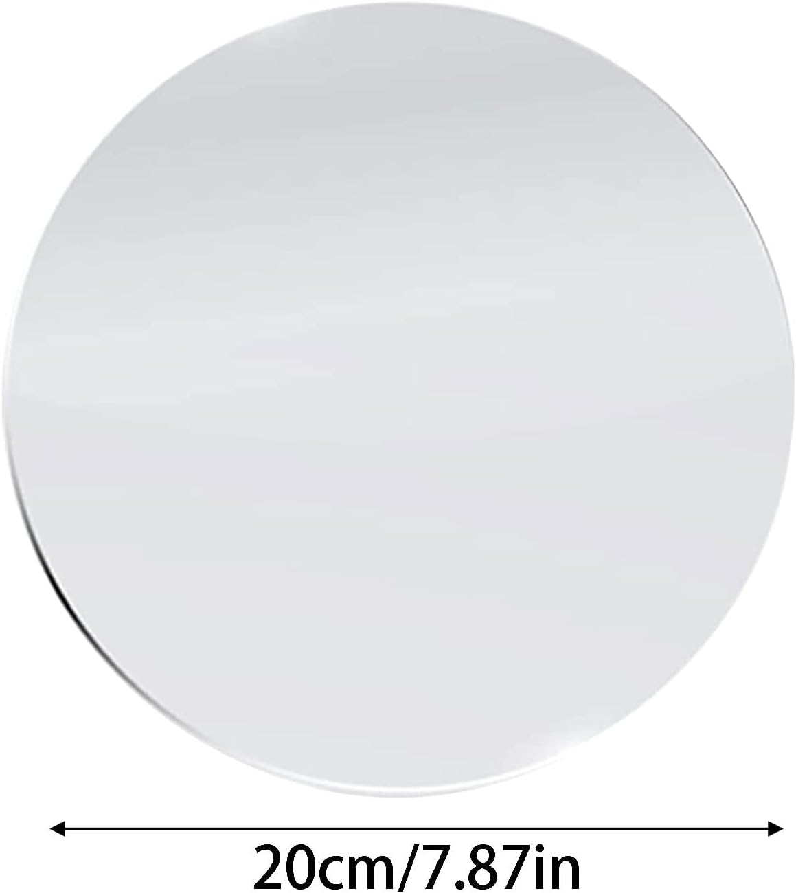 Glass Round Mirror — 7.9" - View 2
