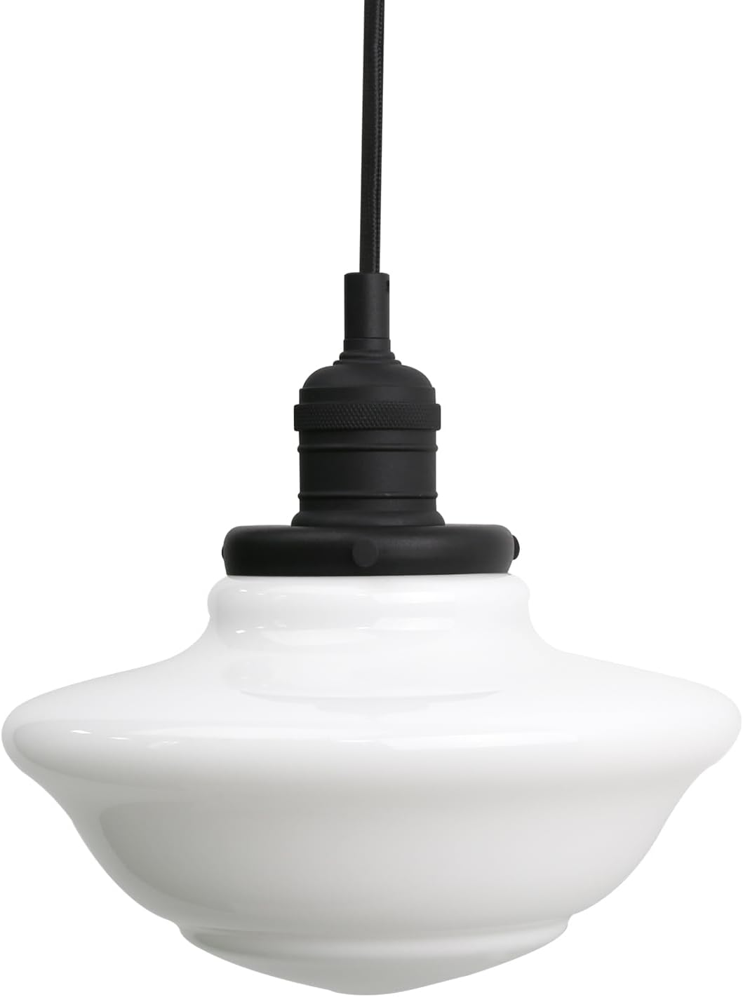 Adjustable Luxe Black Pendant Light — Black