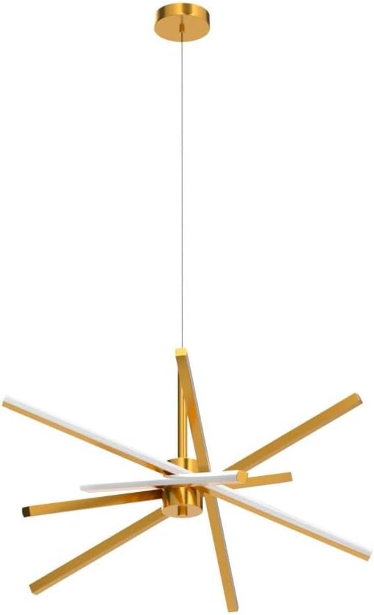 Dimmable Luxe Black Chandelier — 5" - View 4