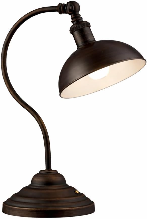 Cordless Gold Table Lamp — Oil-Rubbed Bronze