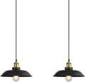 Farmhouse Metal Pendant Light — 2 Pack-D28