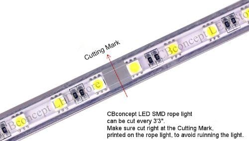 Color Changing Blue LED Strip Light - View 4