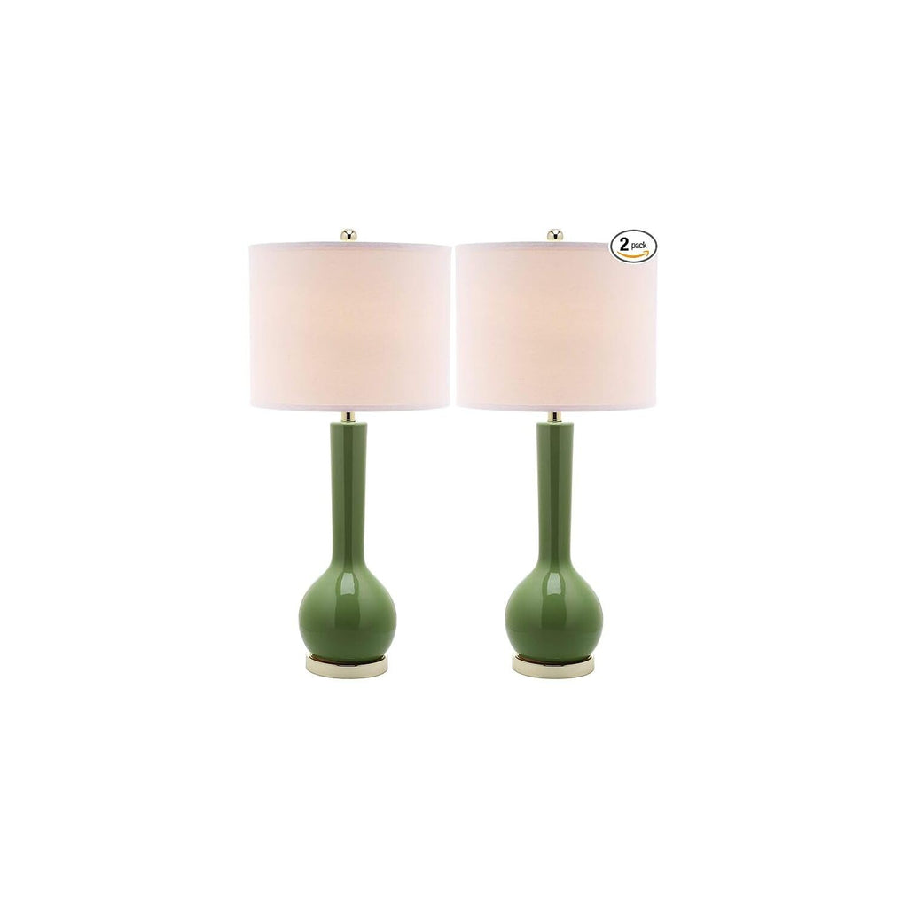 Modern Beige Table Lamp — Set of 2