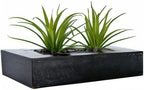 Rectangular Black Faux Plant — 10" - View 8