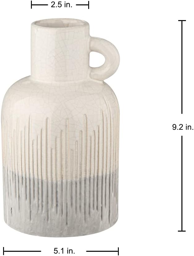 Boho Ceramic Flower Vase — 2" - View 5