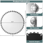 Black Round Mirror — 27" - View 7