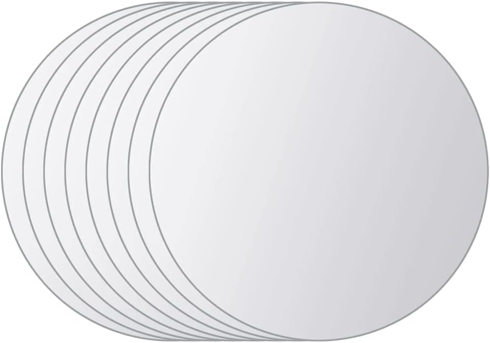 Glass Wall Mirror — Set of 8 - View 5