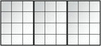 Rectangular Metal Mirror — 39.4" — 31.5" x 23.6" (3 pcs)