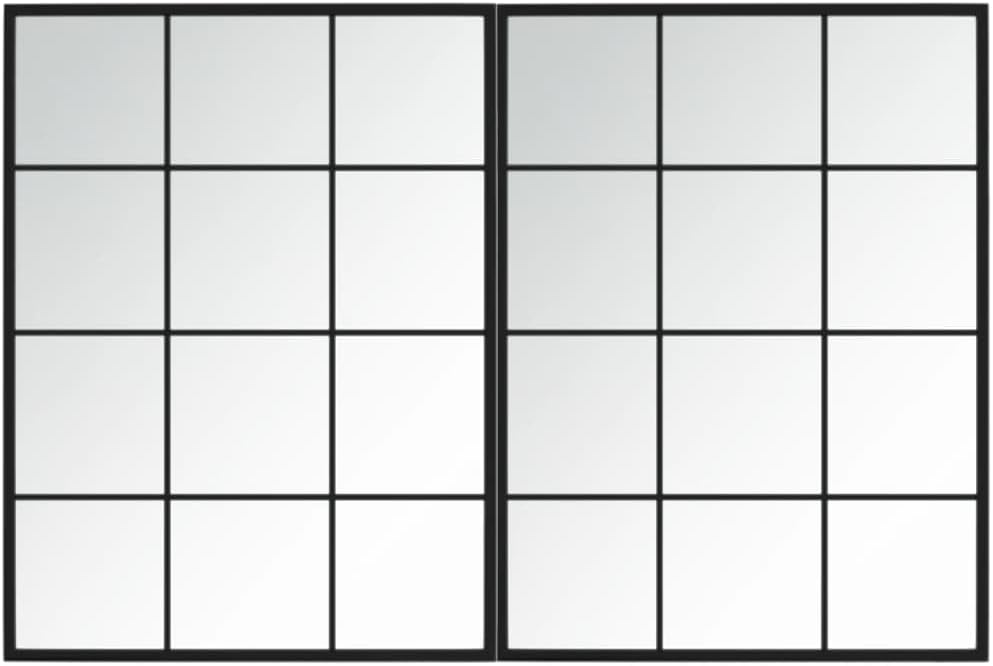 Rectangular Metal Mirror — 39.4" — 31.5" x 23.6" (2 pcs)