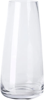 Farmhouse Grey Flower Vase — 8.7" — Clear