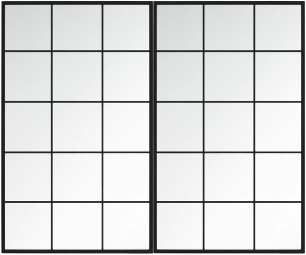 Rectangular Metal Mirror — 39.4" — 100 x 60 cm/ 2x