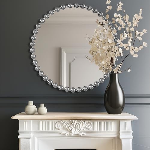Black Round Mirror — 27" - View 10