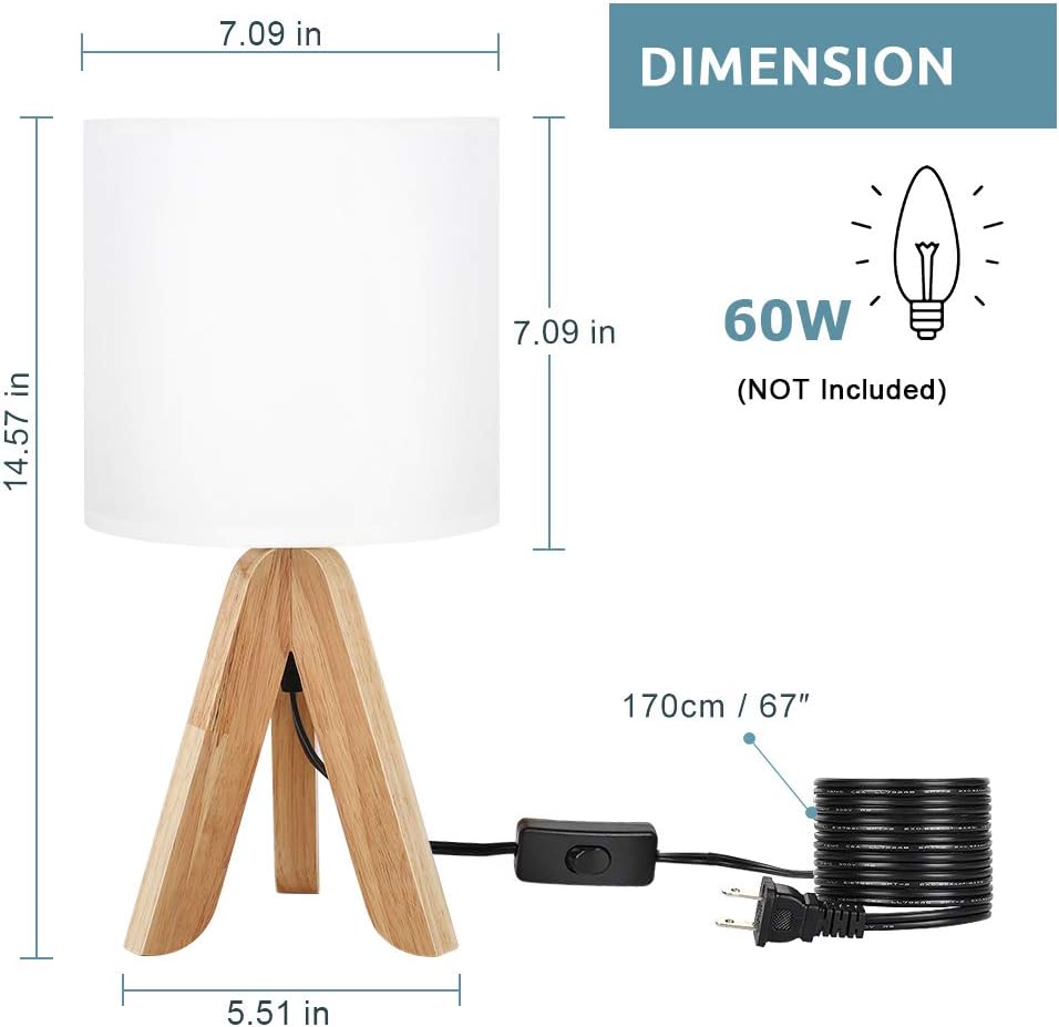 Beige Desk Lamp - View 2