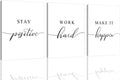 Framed Fabric Canvas Wall Art — 16" — G-3pcs
