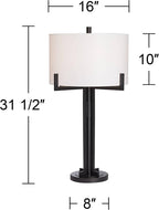 Modern Metal Table Lamp — 31.5" - View 4