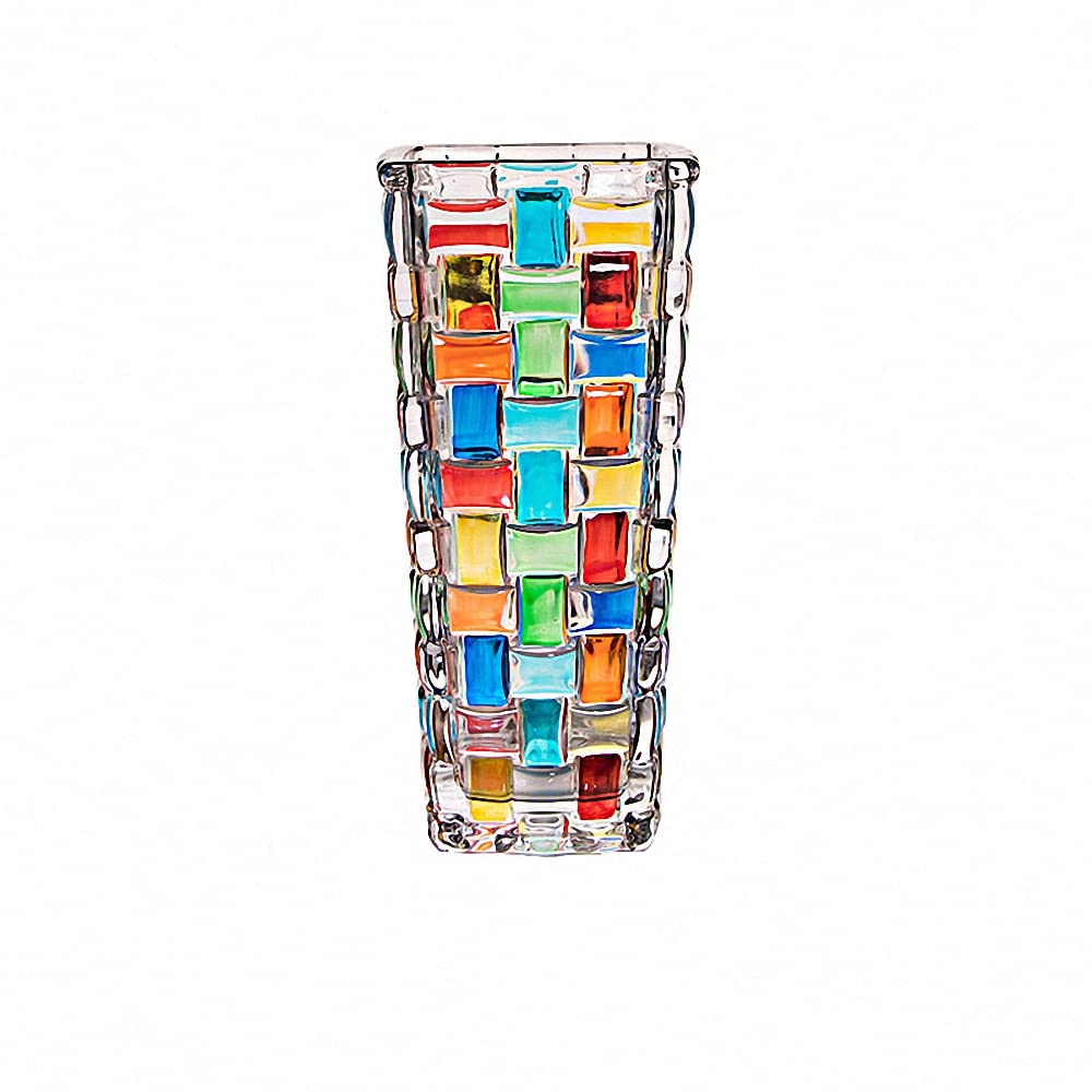 Boho Blue Flower Vase — 7"