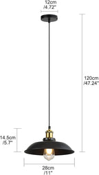 Farmhouse Metal Pendant Light - View 6